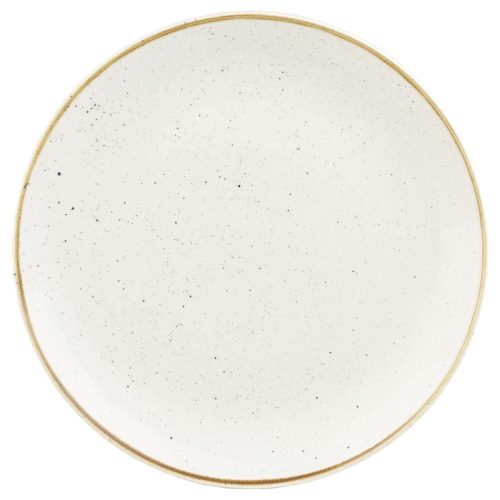 Churchill Teller flach Stonecast Barley White Coupe; 32.4 cm (Ø); weiss/braun; rund; 6 Stück / Pack