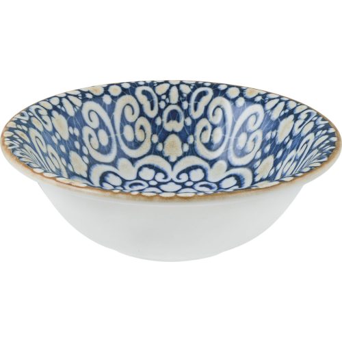Bonna Schale Alhambra; 400 ml, 16x5 cm (ØxH); blau/weiss/braun; rund; 12 Stück / Pack