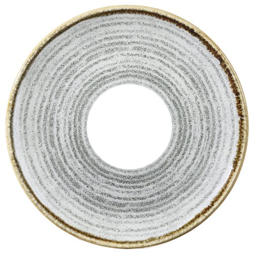 Churchill Cappuccino Untere Studio Prints Stone Grey; 15.6 cm (Ø); hellgrau/braun; rund; 12 Stück / Pack