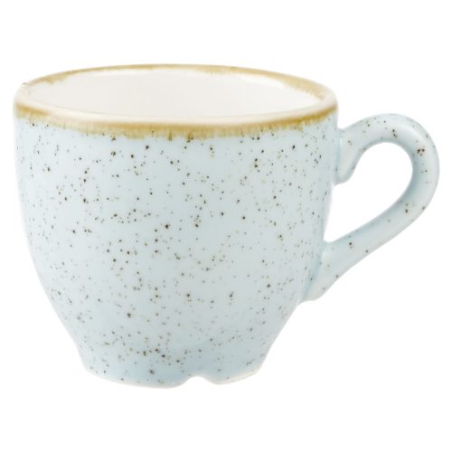 Churchill Espresso Tasse Stonecast Duck Egg; 100 ml, 6.5x5.5 cm (ØxH); hellblau/braun; rund; 12 Stück / Pack