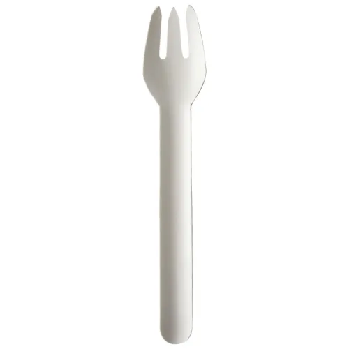 PAPSTAR Einweg-Gabel Pure; 15 cm (L); weiss; 1000 Stück / Pack