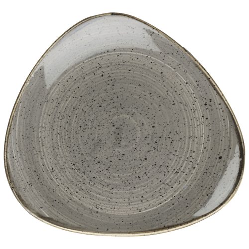 Churchill Teller Stonecast Peppercorn dreieckig; 19.2 cm (B); grau/braun; dreieckig; 12 Stück / Pack