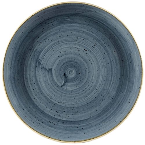 Churchill Coupeteller flach Stonecast Blueberry; 21.7 cm (Ø); blau/braun; rund; 12 Stück / Pack