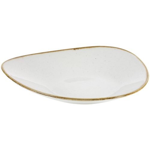 Churchill Schale Stonecast Barley White dreieckig; 780 ml, 26.7x27.2x26.7 cm (LxBxH); weiss/braun; dreieckig; 12 Stück / Pack