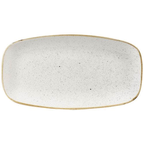 Churchill Chefs Oblong Platte Stonecast Barley White; 35.5x18.9 cm (LxB); weiss/braun; rechteckig; 6 Stück / Pack
