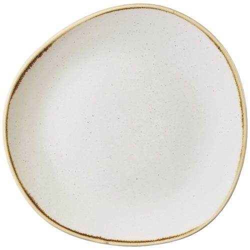 Churchill Teller flach Stonecast Barley White organisch; 28.6 cm (B); weiss/braun; organisch; 12 Stück / Pack