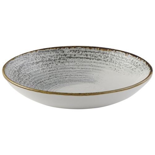 Churchill Teller tief Studio Prints Accents Jasper Grey  Coupe; 400 ml, 24.8 cm (Ø); grau/braun; rund; 12 Stück / Pack