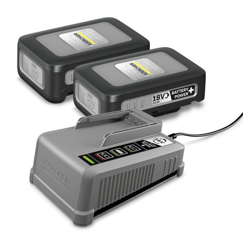 Kärcher Professional, Kärcher Professional 2.445-072.0 Starter Kit Battery Power+ 18/30 Werkzeug-Akku und Ladegerät 18 V 3 Ah Li-Ion