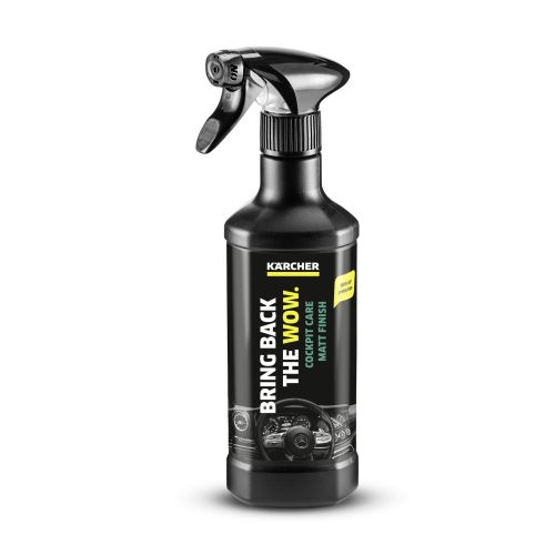 Kärcher, Kärcher RM 652, Cockpitpflege seidenmatt 0,5L Reinigungsmittel – Oberflächenreiniger – schwarz