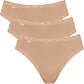 Sloggi, Sloggi - Cotton Lace Tai, für Damen, Beige, Größe 40