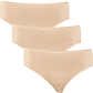 Schiesser Single-Jersey Damen-Slip Cotton Essentials im 3er-Pack