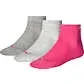 Puma, PUMA Kurzsocken "PUMA UNISEX QUARTER PLAIN 3P" 3 Paar, Atmungsaktiv, Rippenbündchen, weiche Baumwollmischung