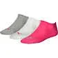 Puma, Puma - Socken  3er Pack Stretch-Sneaker Plain 3P, für Herren, Pink Teal, Größe 39-42