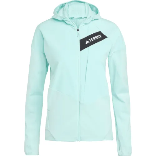adidas Terrex, adidas Terrex Damen Techrock Climawarm Wind Hooded Jacke