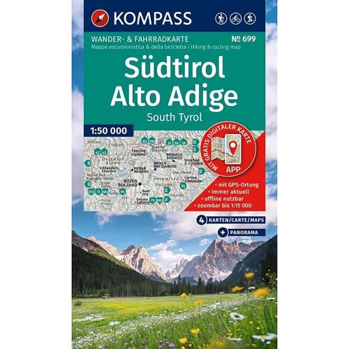 Kompass Verlag WK 699 Südtirol Kartenset
