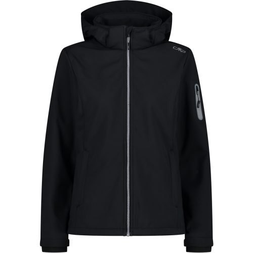 CMP - damen wasserfeste jacke mit kapuze, für Damen, Schwarz, Größe XXL