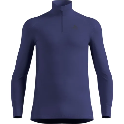 Odlo, Odlo Active Warm Base Layer Half-Zip für Herren - Wandern, Ski & Snow - lila, L
