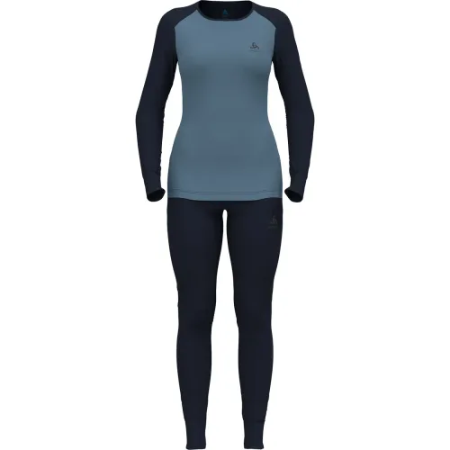 Odlo, Odlo Active Warm Special Set Base Layer Set für Damen - Wandern, Ski & Snow - blau, S