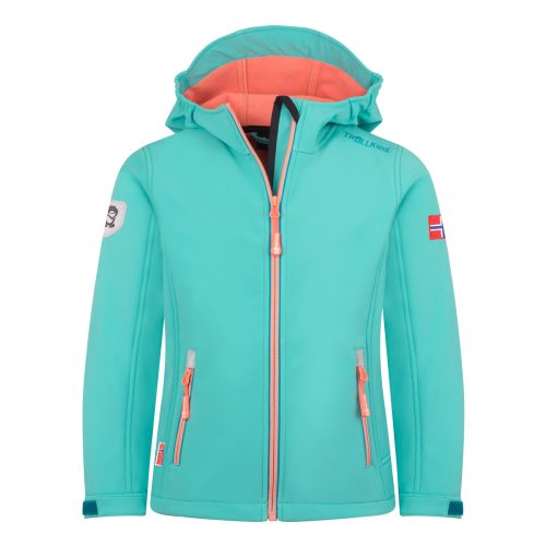 Trollkids, TROLLKIDS Softshelljacke "Girls Trollfjord Jacket" winddicht, wärmeisolierend, wasserabweisend, windabweisend