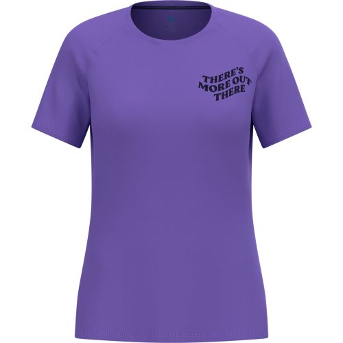 Odlo, Odlo Essential Print Lauf-T-Shirt für Damen - Training, Running - lila, S