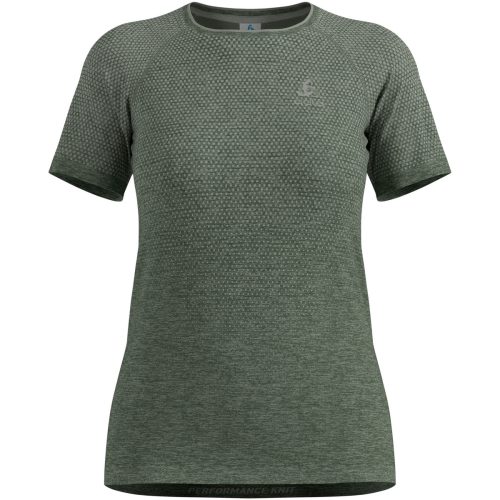 Odlo, Odlo Essential Seamless Lauf-T-Shirt für Damen - Training, Running - grün, L
