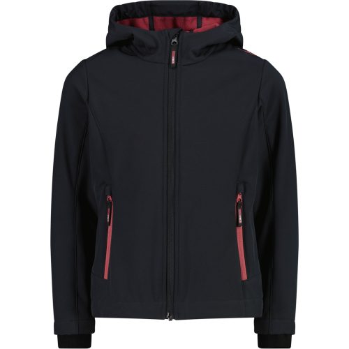 CMP, CMP Softshelljacke "KID G SOFTSHELL JACKET" mit Kapuze für Kinder, mit Kapuze, atmungsaktiv, wasserabweisend, windabweisend