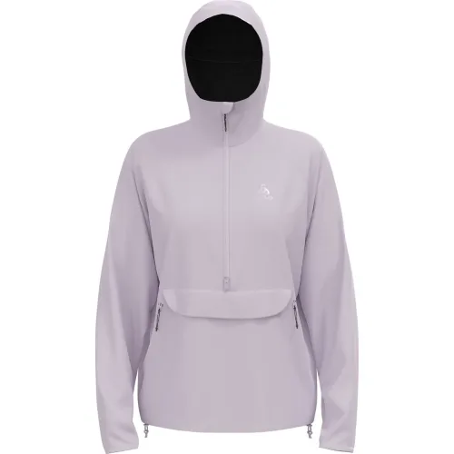 Odlo, Odlo Zeroweight Pro Windproof Anorak Langlaufjacke für Damen - Skilanglauf - lila, M