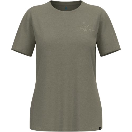 Odlo, Odlo Ascent Sun. Sea. Mountains. T-Shirt für Damen - Wandern - grün, S