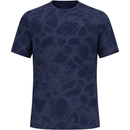Odlo, Odlo Zeroweight Engineered Chill-Tec Lauf-T-Shirt für Herren - Training, Running - blau, XXL