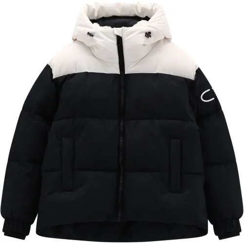 CMP, CMP Winterjacke mit fester Kapuze, leichtes Material, aus Polyester