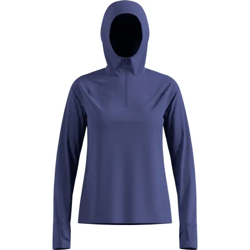Odlo, Odlo X-Alp Lauf-Hoodie für Damen - Trail Running, Running - lila, M