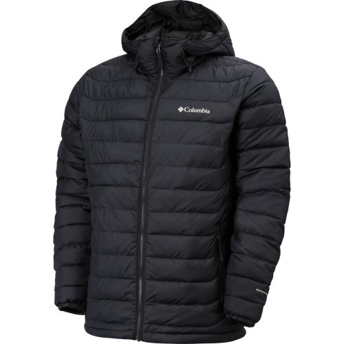 Columbia, Columbia Steppjacke "Powder Lite II Hooded Jacket" mit Reissverschluss, in normaler Länge, wärmereflektierendes Material