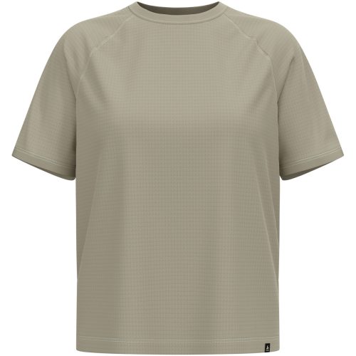 Odlo, Odlo Wool Waffle T-Shirt für Damen - Wandern, Casual Comfort - beige, L
