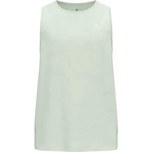 Odlo, Odlo Zeroweight Engineered Chill-Tec Lauf-Tank für Herren - Training, Running - grün, XL