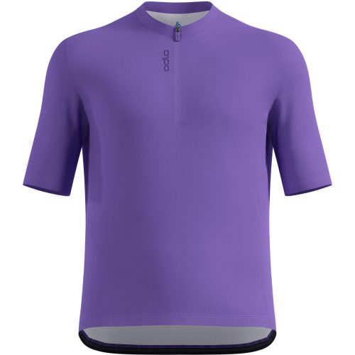 Odlo, Odlo Essential Rad-Shirt Half-Zip für Herren - Radsport - lila, L