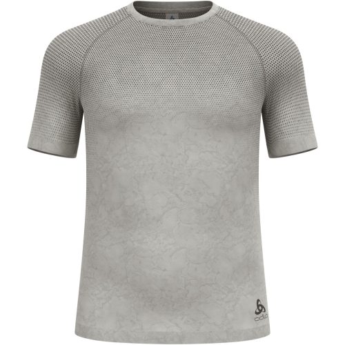 Odlo, Odlo Kurzärmeliger Performance Light Base Layer mit Rain-Dye-Effekt für Herren - Training, Radsport - beige, S