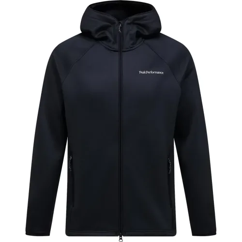 Peak Performance, PEAK PERFORMANCE Zip Hood Herren Midlayer Schwarz, Herren, Größe: S
