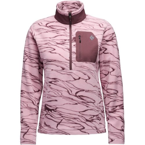 Black Diamond Damen Rift Half Zip Fleece Pullover