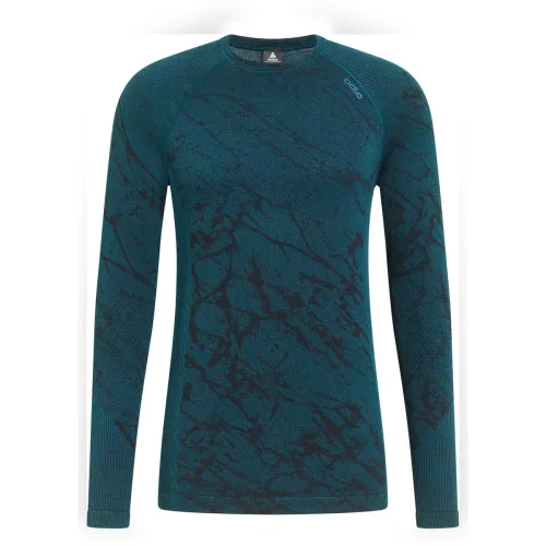 Odlo Herren Performance Warm Blackcomb Bl Crew Longsleeve