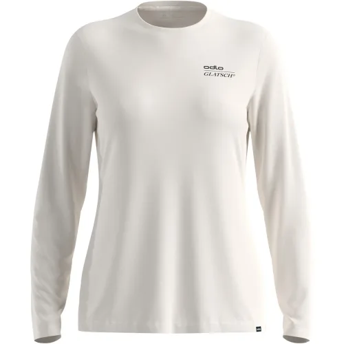 Odlo, Odlo Merino 200 X Frozen Lake Langarm-Laufshirt für Damen - Wandern, Casual Comfort - grau, L
