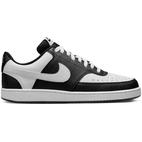 Nike, Nike Court Vision Sneaker - Black + White EU44 Herren