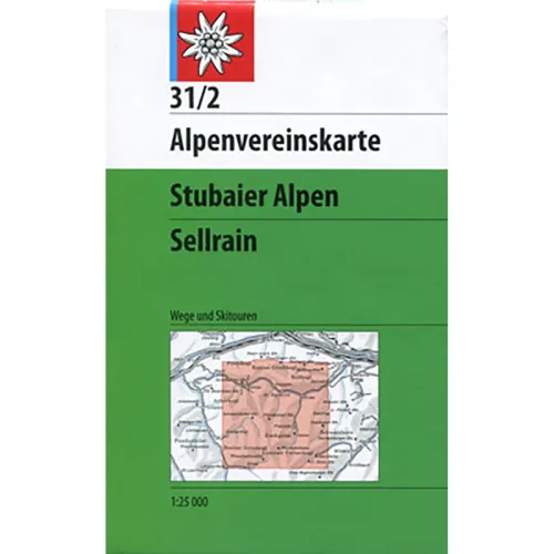 DAV AV-Karte 31/2 Stubaier Alpen, Sellrain