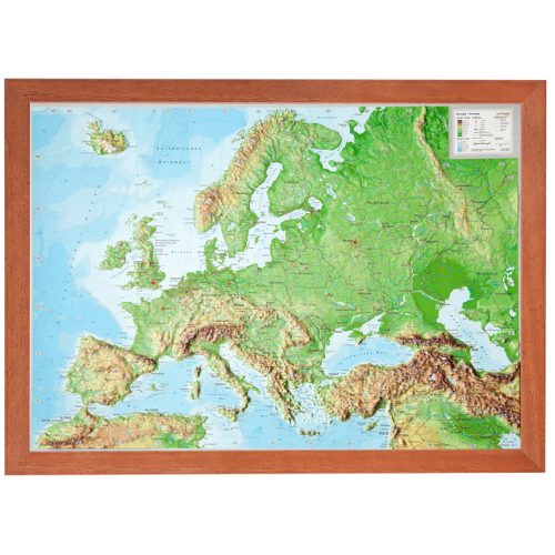 Georelief 3D Reliefkarte Europa