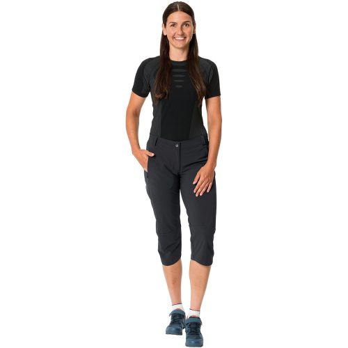 VAUDE, VAUDE Fahrradhose "Womens Yaras 3/4 Pants" sportlicher Stil, für Radsport, aus Polyamid, Elasthan und Polyester
