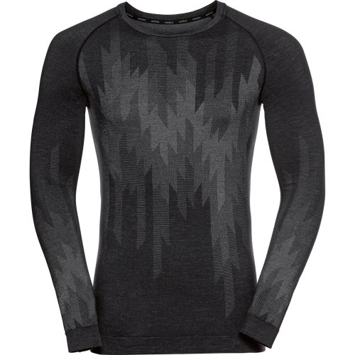 Odlo, Odlo Kinship Performance Wool 200 Base Layer Shirt für Herren - Wandern, Ski & Snow - schwarz, XXL
