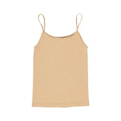 Premium Touch Top Spaghetti in beige