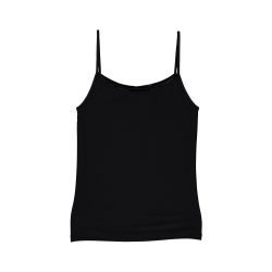 Premium Touch Top Spaghetti in schwarz