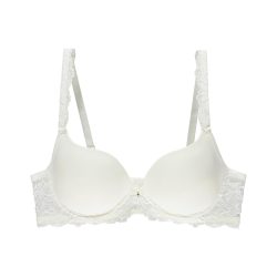 Luxury Desire BH mit Bügel, gefüttert in weiss