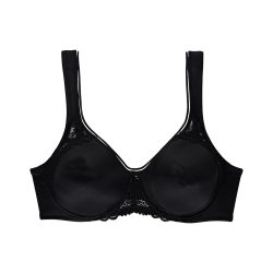 Ricarda BH mit Bügel, ungefüttert in schwarz