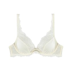 Lace Comfort BH mit Bügel, ungefüttert in weiss
